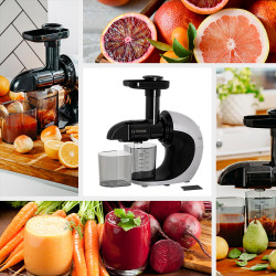 Αποχυμωτής Slow juicer Adler AD 4130, 150W, 650 ml, 90-105 σ.α.λ, Γκρι