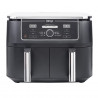 Ninja AF400EU Hot Air Fryer, 2470W, 9.5 L, 6 Programs, 2 Independent Zones, Black