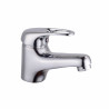 Rosberg R57100AZ1 Water Faucet, Vertical, Chrome, Zinc, Modern Design, Silver