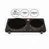 First Austria FA-5096-6 Double Infrared Hot Plate, 2500W, Thermostat, Handles, Black