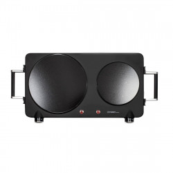 First Austria FA-5096-6 Double Infrared Hot Plate, 2500W, Thermostat, Handles, Black