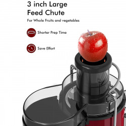 Royalty Line PJ-19001 Juicer, 700W, 2 speeds + Pulse, 0.450 L, Anti-drip system, Red