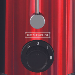 Royalty Line PJ-19001 Juicer, 700W, 2 speeds + Pulse, 0.450 L, Anti-drip system, Red
