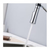 Rosberg R57100AZ7 Water Faucet, Vertical, 360° Swivel, Chrome/Black