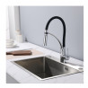 Rosberg R57100AZ7 Water Faucet, Vertical, 360° Swivel, Chrome/Black