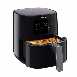 Friteuza cu aer cald Philips Airfryer Essential Collection compact digital, 4.1 L, 1400 W, Afisaj digital, 7 setari presetate, Negru