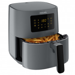 Philips Airfryer Series 5000 HD9255/60 forrólevegős fritőz, 4.1l, NutriU, QuickClean, 1400 W, Szürke