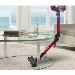 Beper P202ASP100 Cordless Vacuum Cleaner, 120W, 0.5L, 3-in-1, Articulated Arm, LED, Red