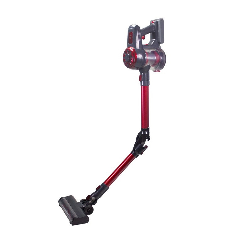 Beper P202ASP100 Cordless Vacuum Cleaner, 120W, 0.5L, 3-in-1, Articulated Arm, LED, Red