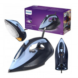 Σίδερο ατμού Philips DST7041/20, 2800W, 300ml, Quick Calc Release, SteamGlide Elite, Μπλε