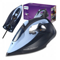 Σίδερο ατμού Philips DST7041/20, 2800W, 300ml, Quick Calc Release, SteamGlide Elite, Μπλε