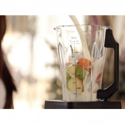 Blender Beper BP.620, 1000W, 1L, BPA Free, Capac izolator fonic, Soft Touch, 2 viteze+Pulse, Negru