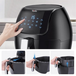 Oliver Voltz OV51980F Hot Air Fryer, 1800W, 7.7 liters, 8 programs, Timer, Black