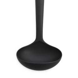 Joseph Joseph Ladle 80032, 9 x 8 x 29 cm, Built-in Stand, Reinforced, Black