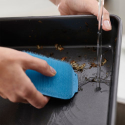 Joseph Joseph JS85155 Dishwashing Brush, Quick-Drying, Set of 2, Gray/Blue