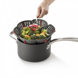 Joseph Joseph 45031 Steamer, Multi-purpose, Safe for Non-Stick Coating, Gray