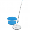 Esperanza Spin Mop forgó felmosó készlet, Vödörrel és kinyomóval, 360 fokban forgatható, Felmosó átmérője 25,5 cm