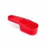 Joseph Joseph Measuring Cup Set 420171, 4-piece, Snap-on Handles, Red