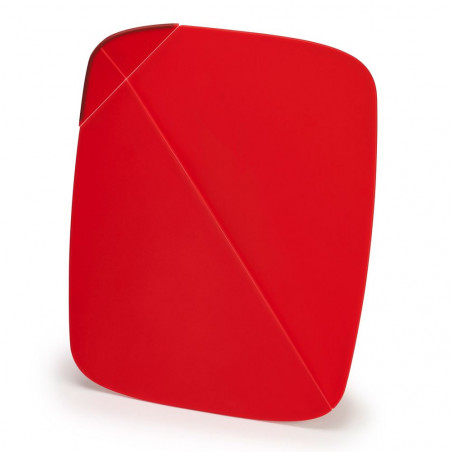 Joseph Joseph 80018 Folding Cutting Board, 32.5 x 26 cm, Multi-purpose, Easy to Carry, Red