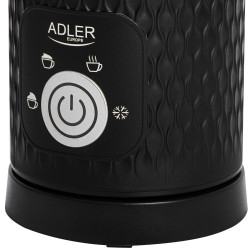 Уред за разпенване на мляко Adler AD 4494B, 500W, 300 мл, Незалепващо покритие, Черен