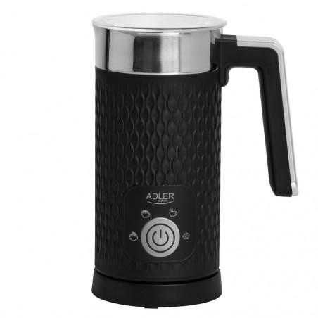 Αφροποιητής γάλακτος Adler AD 4494B, 500W, 300 ml, Αντικολλητική επίστρωση, Μαύρο