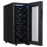 Adler AD 8083 Wine Cooler, 33 L, Digital, Holds 12 Bottles, 15–18°C, Black