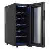 Adler AD 8083 Wine Cooler, 33 L, Digital, Holds 12 Bottles, 15–18°C, Black