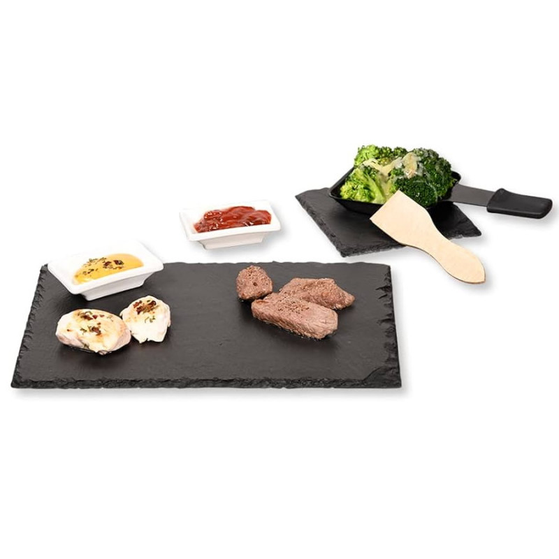 Kesper 38141 Serving Set, 10 pieces, For two, Shisti, Accessories, Black