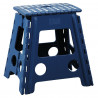 Kesper 70518 Folding Chair, 31x22x39 cm, Plastic, Blue