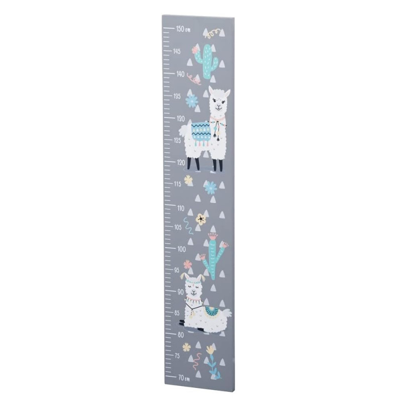 Kesper 17709 Children's Wall Height Chart, 70–150 cm, Gray with Illustrations
