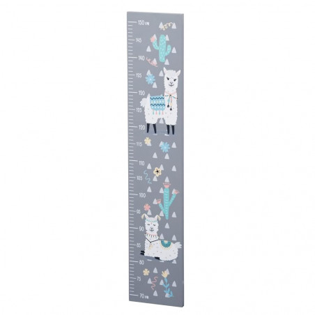 Kesper 17709 Children's Wall Height Chart, 70–150 cm, Gray with Illustrations