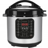 Beper P101COS001 Pressure Cooker, 1200W, 15 Programs, 6 Liters, Timer, Stainless Steel/Black