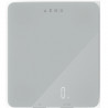 Aeno AKS0001S Kitchen Scale with Nutrition Analysis, Smart, 8 kg, Tempered Glass, TAPA, LED Display, White