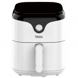 Φριτέζα ζεστού αέρα AirFryer Oliver Voltz OV51980VD, 1400 W, 3,5 l, Timer, 80-200C, Διπλή προστασία, Λευκό