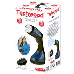 Techwood TDV-1506 Iron, 1500W, 10 min. continuous steam, Auto shut-off, Blue/Black