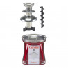 Σιντριβάνι σοκολάτας Beper P101CUD200, 90 W, 750 ml, 3 επίπεδα, Συνεχής κίνηση και σταθερή θερμοκρασία, Κόκκινο