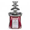 Σιντριβάνι σοκολάτας Beper P101CUD200, 90 W, 750 ml, 3 επίπεδα, Συνεχής κίνηση και σταθερή θερμοκρασία, Κόκκινο