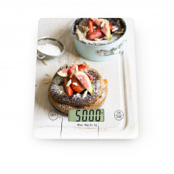 Oliver Voltz OV51651KD Cake Kitchen Scale, 5 kg, TARE, Glass, Cake, Multicolor