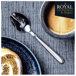 Royal van Kempen & Begeer CC004846-001 Children's Cutlery Set, 4 pieces, Rounded design, Stainless steel