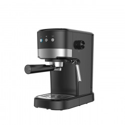 Espressor Crown CEM-1526, 1100W, 15 Bar, 1.2L, Functie abur/spumare lapte, Inox