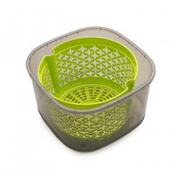 Uscator pentru salata tip centrifuga Kosova 503HRN1143, Plastic, 4,2 L, Orificiu de scurgere a apei, Picioare anti-alunecare, Verde