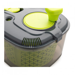 Uscator pentru salata tip centrifuga Kosova 503HRN1143, Plastic, 4,2 L, Orificiu de scurgere a apei, Picioare anti-alunecare, Verde