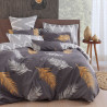 EnLora Home 162ELR1664 Bedding Set, 65% cotton, 35% polyester, 4-piece set, Duvet cover 200x220 cm, Flat sheet 220x240 cm, 2 pillowcases 50x70 cm, Gray