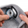 LEDBEANIE Winter Beanie with Built-in LED Light, 3 Brightness Settings, Breathable Fabric, One Size Fits All, Black