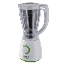 Russell Hobbs 22250-56 Blender, 600W, 1.5L, Pulse Function, 2 Speeds, Stainless Steel, White