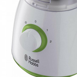 Russell Hobbs 22250-56 Blender, 600W, 1.5L, Pulse Function, 2 Speeds, Stainless Steel, White