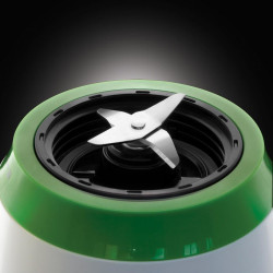 Blender Russell Hobbs Explore Mix & Go Cool 25160-56, 300 W, 600 ml, fără BPA, Otel inoxidabil, Design ergonomic, Alb/verde