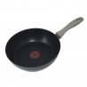 Wok τηγάνι Oliver Voltz Marseille OV54419D26D, 26cm, Χωρίς PFOA, Αισθητήρας θερμότητας, Αντικολλητική επίστρωση, Επαγωγή, Μαύρο