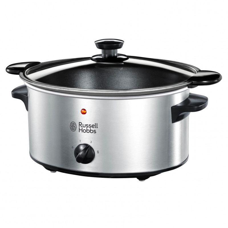 Russell Hobbs Cook 22740-56 Slow Cooker, 160 W, 3.5 L, 2 programs, Keep Warm function, Stainless steel