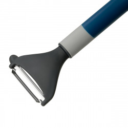 Tasty 678020 Peeler, Soft-touch handle, 19 cm, Stainless steel, Blue